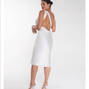 The Bar Max Dress in Blanc